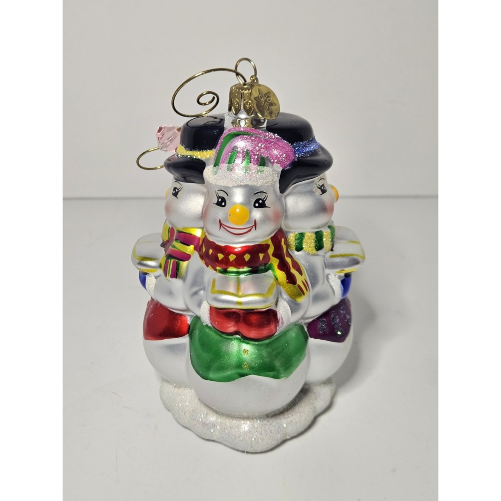 Radko Ornament 2003 Signed "Singing In A Winter Wonderland" New w/o Box